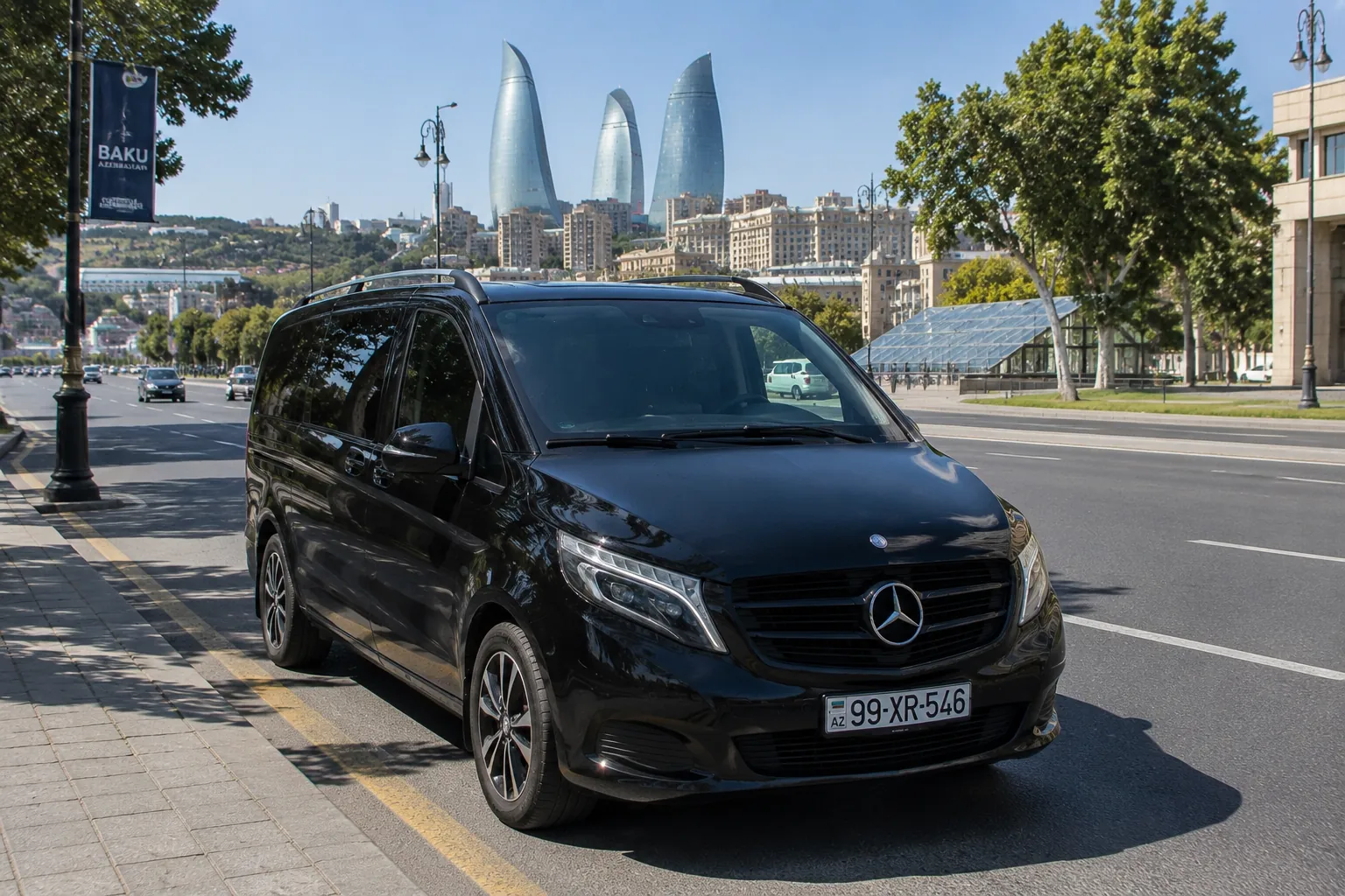 سائق عربي في باكو للجولات اليومية داخل المدينة